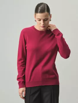 Джемпер из кашемира женский KW040797-E баклажановый L