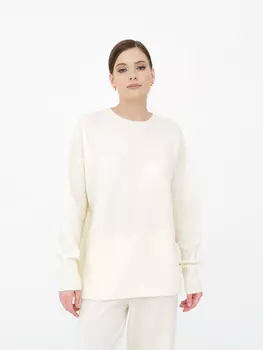 Джемпер кашемировый 01288 кремовый XL