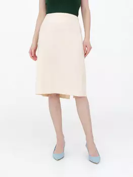 Юбка кашемировая 07083 сливочная M