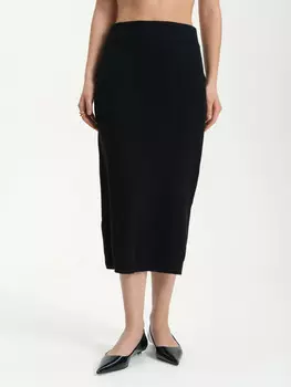 Юбка женская из пуха яка 8024а черная 48