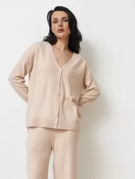 Кардиган из кашемира 08397 жасмин 3XL