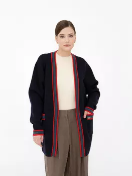 Кардиган кашемировый 08279 темно-синий L