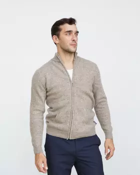 Кофта из 100% шерсти BS серая L