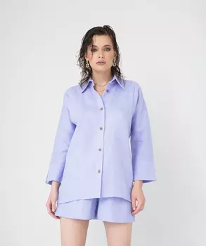 Костюм льняной лаванда 26003 S