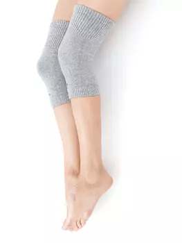 Наколенники из монгольской шерсти серые