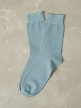 Носки из кашемира и шелка KM110202-F изумруд