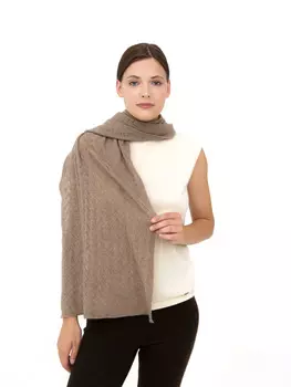Палантин из кашемира UL капучино 150*40