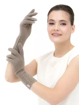 Перчатки из кашемира 31021 капучино F