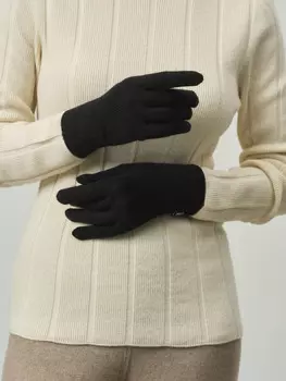 Перчатки из кашемира KW190237-D черные