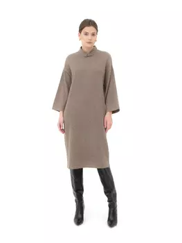 Платье кашемировое KW082732 капучино XXL