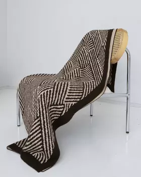 Плед из кашемира и пуха яка 39006 120*180