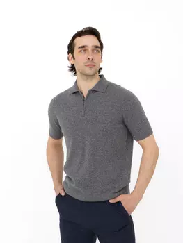 Поло из кашемира 17075 графит XXL
