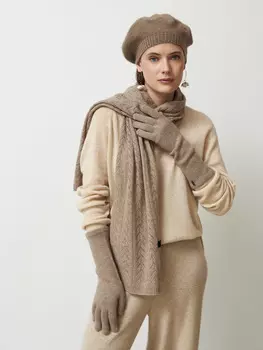 Шарф из кашемира 15003 капучино