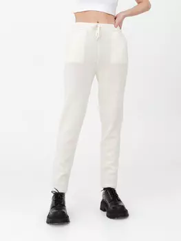 Штаны из кашемира 10056 белый 46