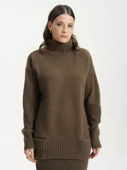 Свитер из пуха яка 5076 52-54 корич