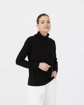 Свитер кашемировый 12107 черный XL