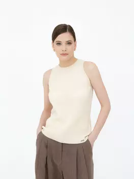 Топ кашемировый 06108 сливочный XXL