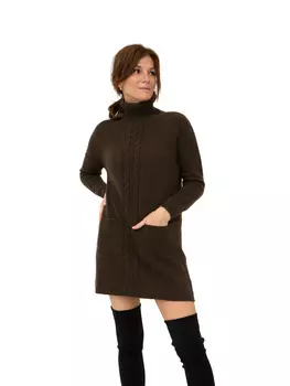 Туника из пуха яка 10017 коричневая XL