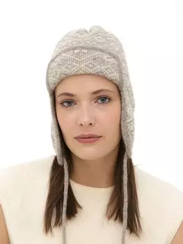 Ушанка из шерсти 5W11022 серая