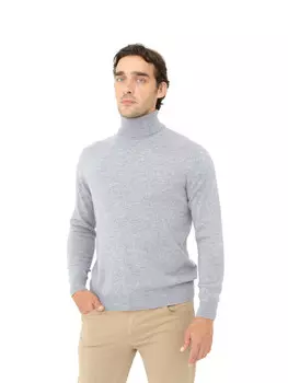 Водолазка кашемировая 5049 серо-голубая 50