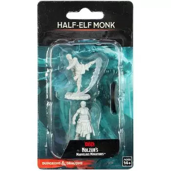 D&amp;D Nolzur's Marvelous Miniatures: Полуэльф Монах Мужчина