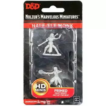 D&amp;D Nolzur's Marvelous Miniatures: Полуэльф Монах Женщина