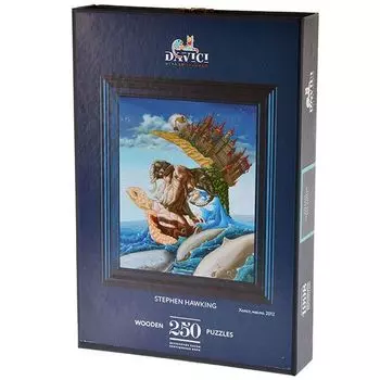 Деревянный пазл "Стивен Хокинг"