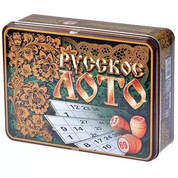 Лото Русские узоры (в коробке)