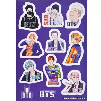 Набор стикеров «BTS»