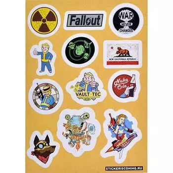 Набор стикеров «Фоллаут»