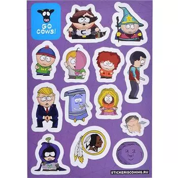 Набор стикеров «Южный Парк»