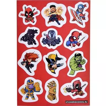 Набор стикеров «Марвел#3»
