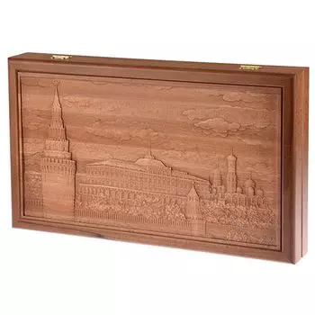 Резные нарды "Кремль"