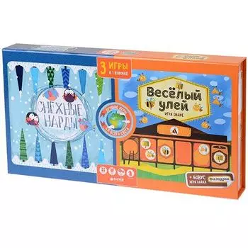 Снежные нарды. Весёлый улей