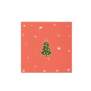 Значок металлический Елка