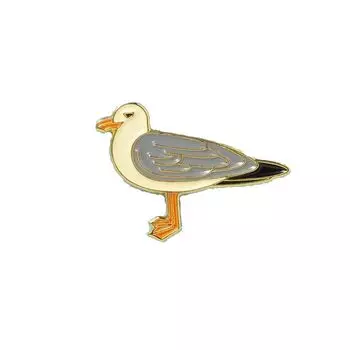 Значок металлический СПБ Чайка