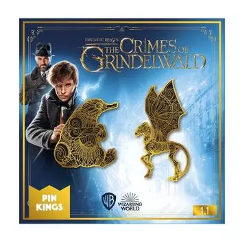Значок Pin Kings Фантастические твари 1.1 Нюхлер и Фестрал