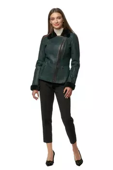 Дубленка женская Авиатор из натуральной овчины с воротником