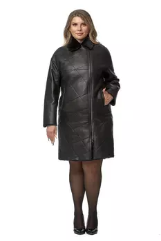 Дубленка женская из натуральной овчины с воротником