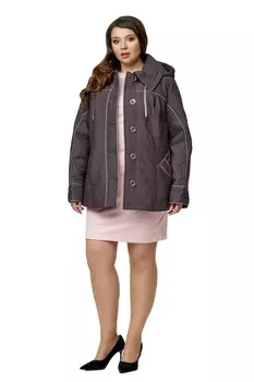 Куртка женская из текстиля с капюшоном