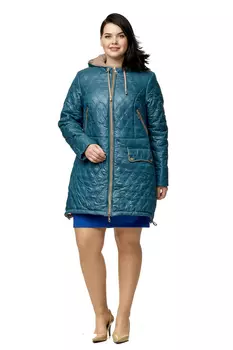 Куртка женская из текстиля с капюшоном