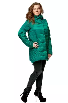 Куртка женская из текстиля с капюшоном