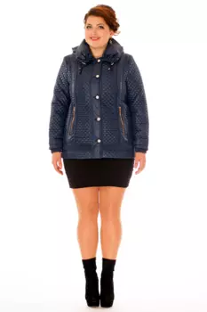 Куртка женская из текстиля с капюшоном