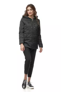 Куртка женская из текстиля с капюшоном