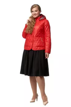 Куртка женская из текстиля с капюшоном