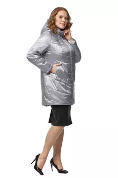 Куртка женская из текстиля с капюшоном