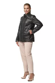 Куртка женская из текстиля с воротником