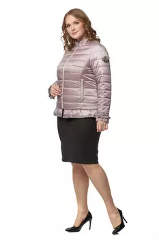 Куртка женская из текстиля с воротником