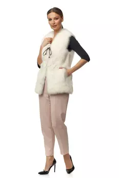 Меховой жилет женский из лисы