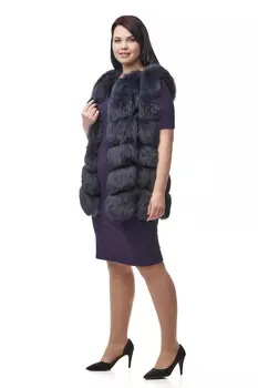 Меховой жилет женский из песца